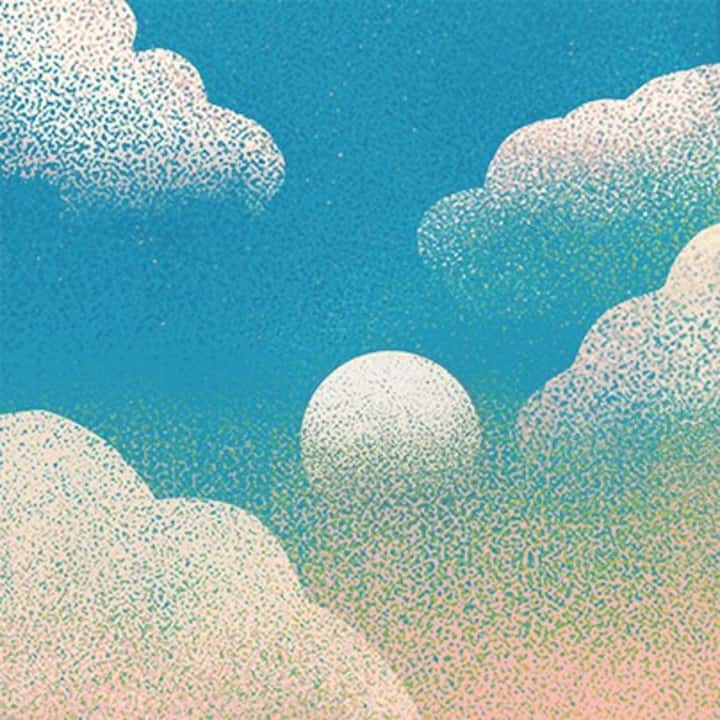 Colorful animation about sky