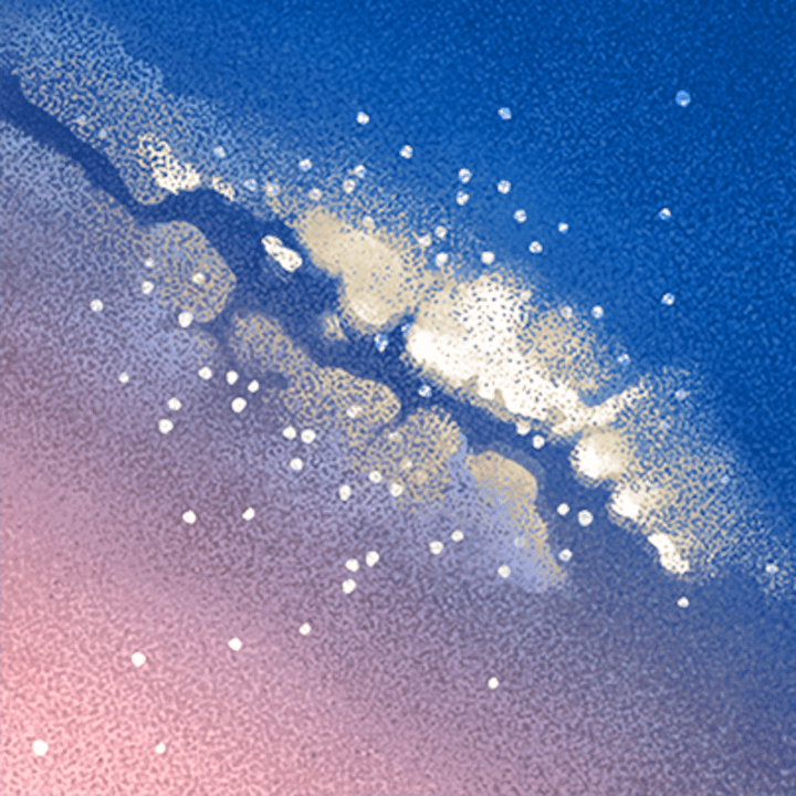 Colorful animation about sky